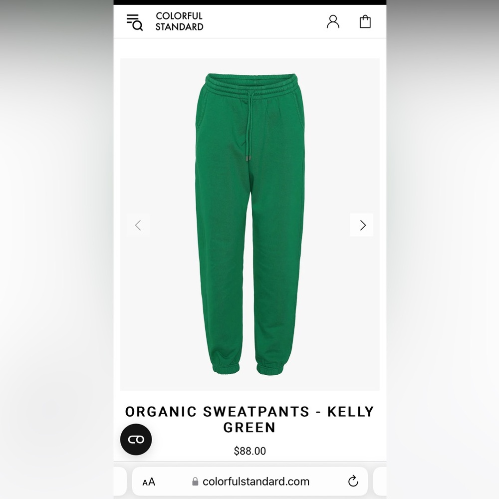 Colorful standard organic sweats
